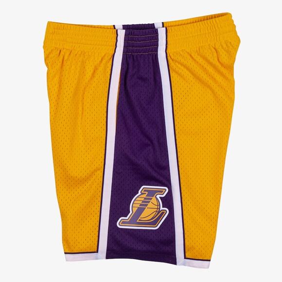 Mitchell & Ness NBA Lakers Swingman Shorts 2009 Gold Purple Size M NWT - Picture 6 of 6